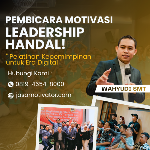 Motivator Karyawan Malang 💼 – Ubah Tim Anda Menjadi Mesin Produktivitas Bersama Coach Wahyudi SMT
